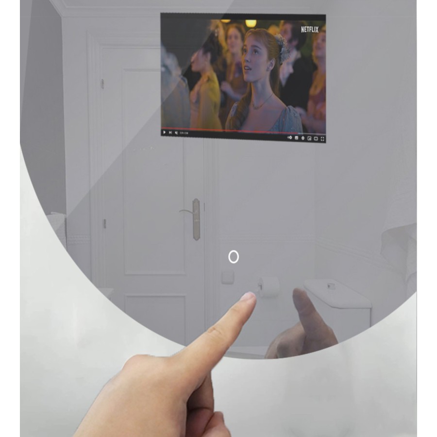 Backlit Mirror with Display - VR600
