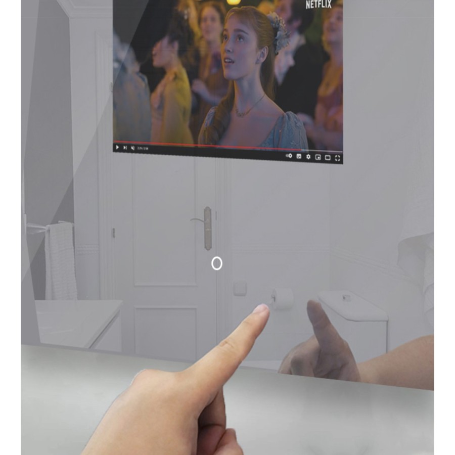 Backlit Mirror with Display - VR1280