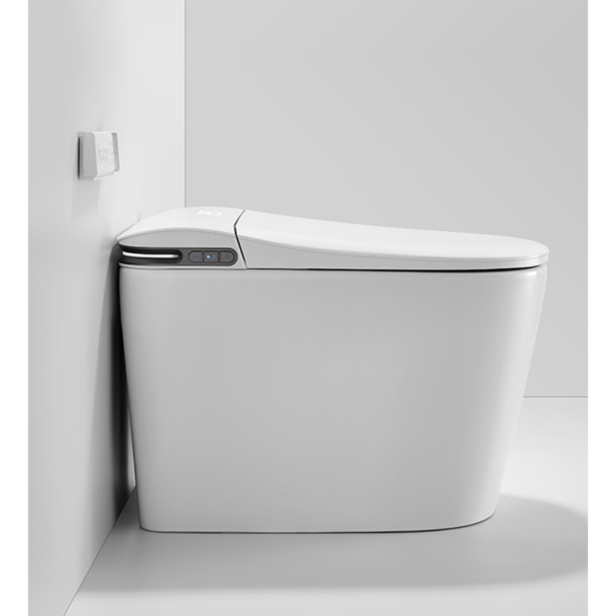 Toilettes intelligentes - A715 BLANC & GRIS (avec réservoir)