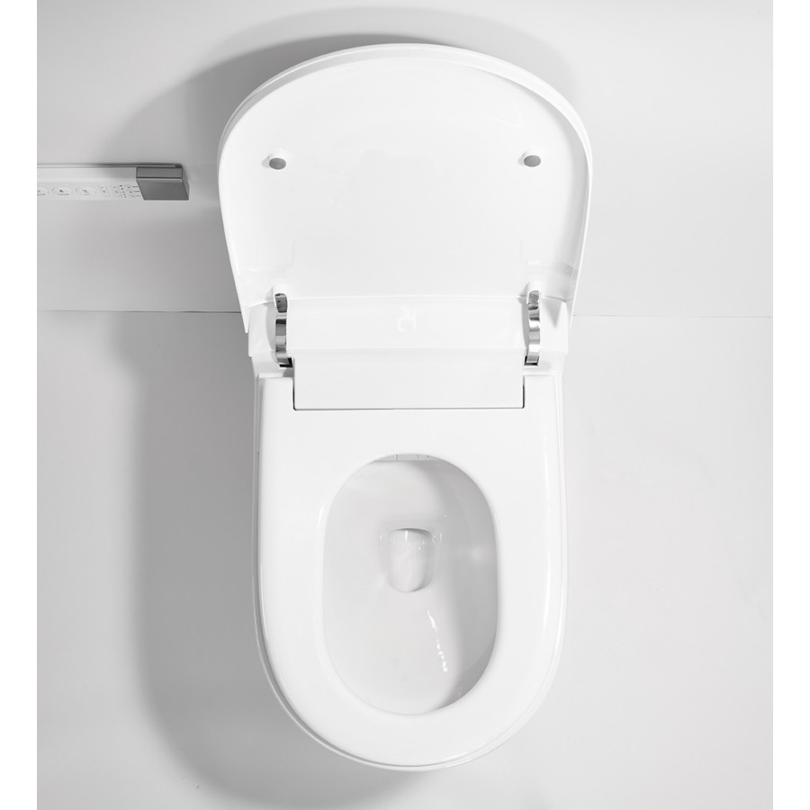 Toilettes intelligentes - A715 BLANC & GRIS (avec réservoir)