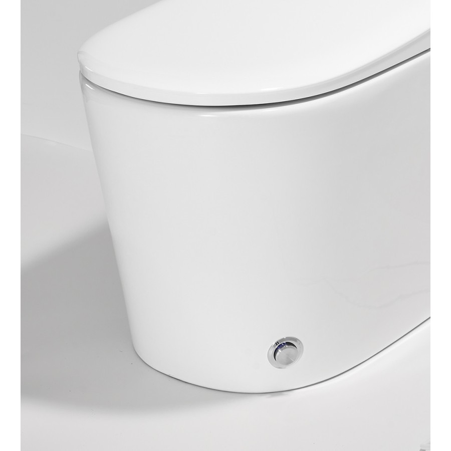 Toilettes intelligentes - A715 BLANC & GRIS (avec réservoir)