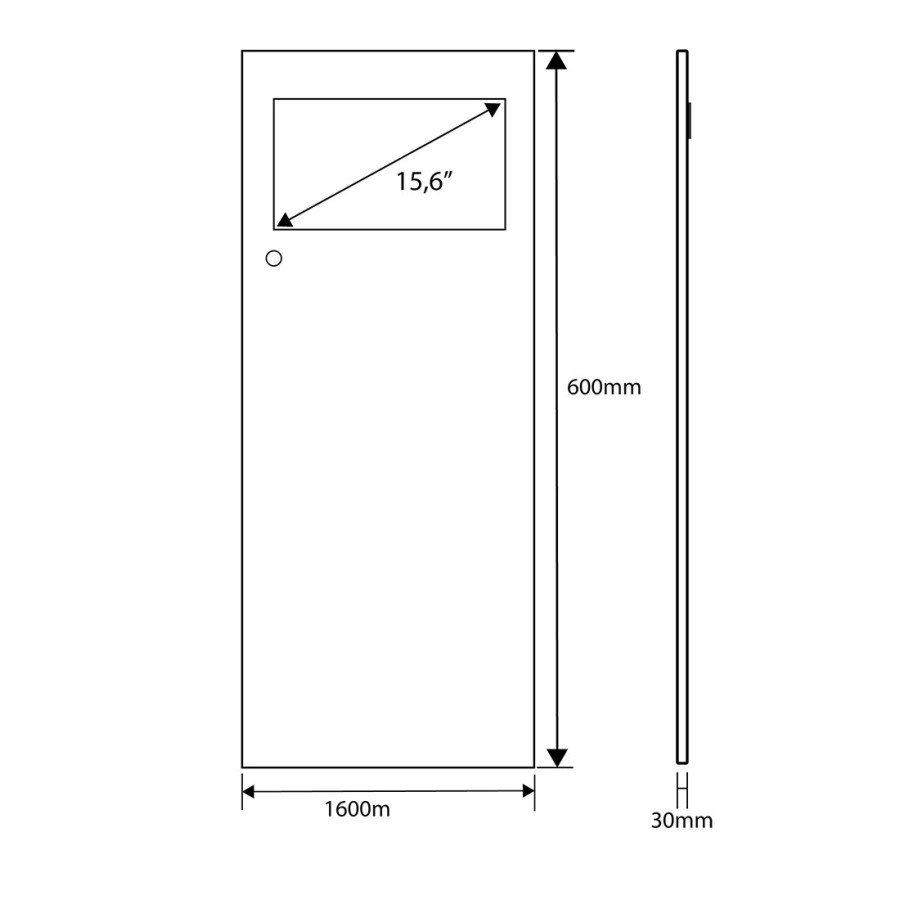 Espejo Inteligente con Pantalla HD - T160