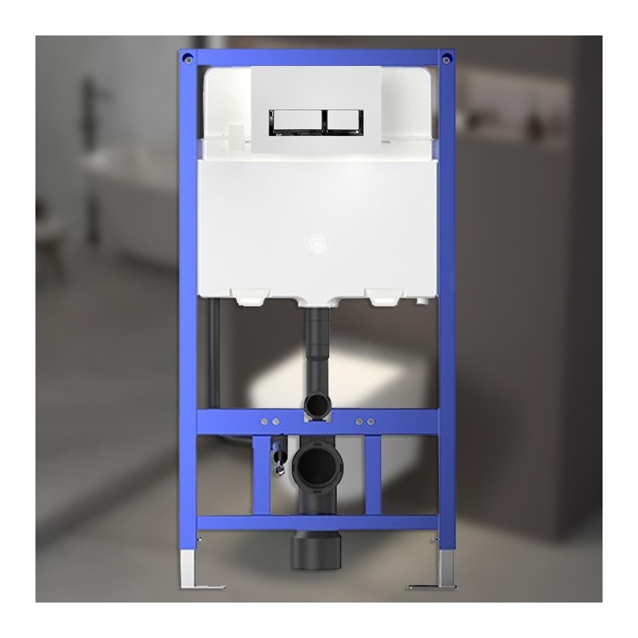 Suspended toilet with frame W220