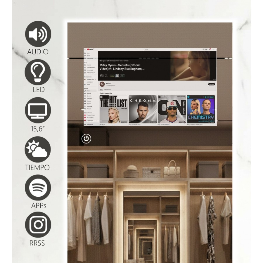 copy of copy of Smart Mirror with HD Screen - V20