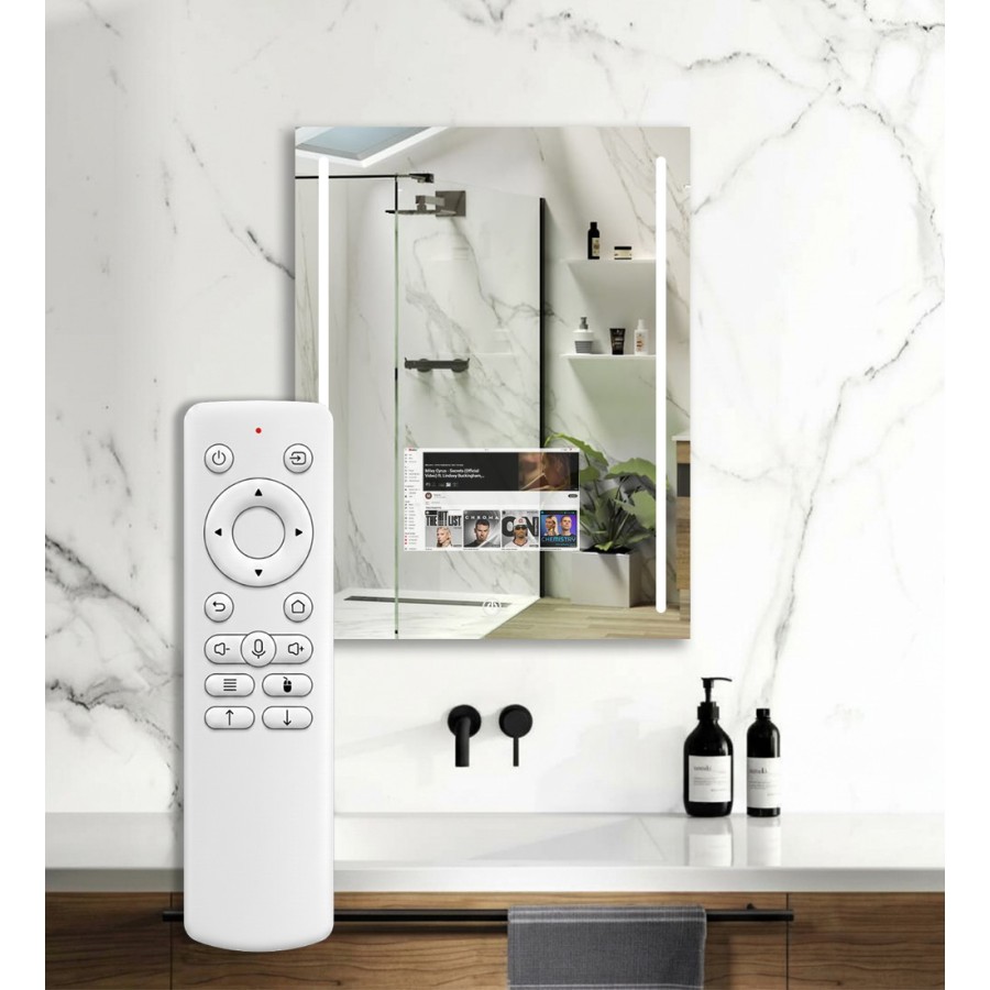 Espejo inteligente vertical con iluminación frontal – T6080