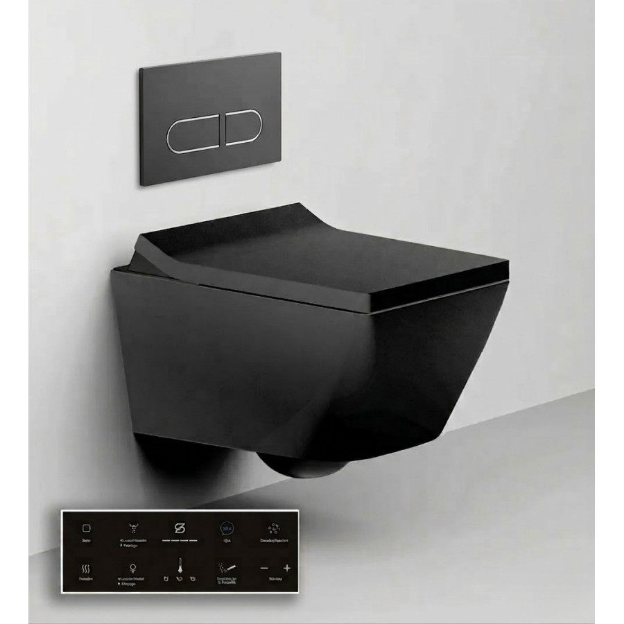 Toilette suspendue W260 Black-Vogo Espagne