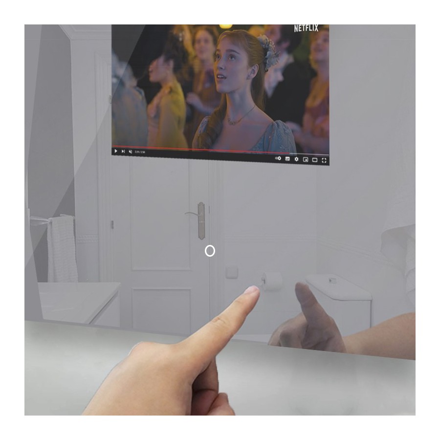 Espejo Retroiluminado con Pantalla – VR1280