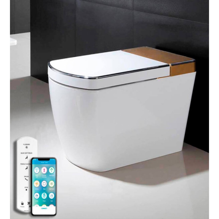 VOGO SL610 - Wc japonês com plataforma de ouro