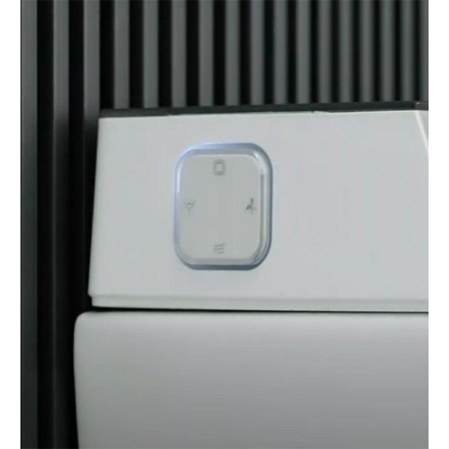 W230 Toilet suspended with rack - Black button