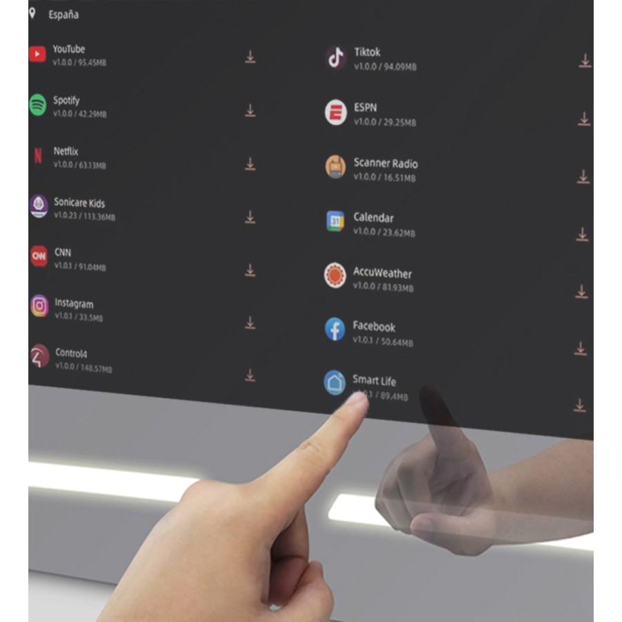 Espejo Inteligente con Pantalla HD - V30