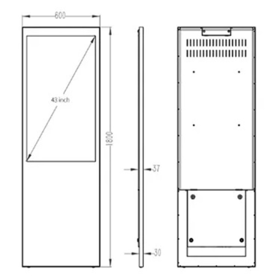 Miroir intelligent avec HD 43" - VL43