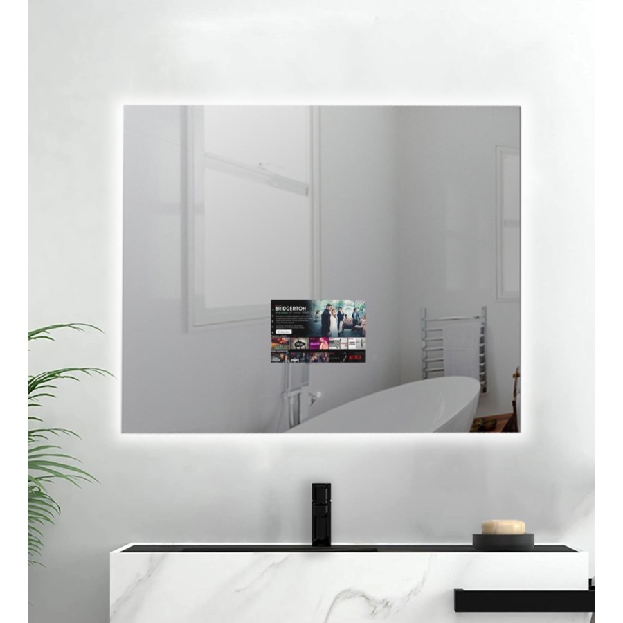 Backlit Mirror with Digital Display - VR1280