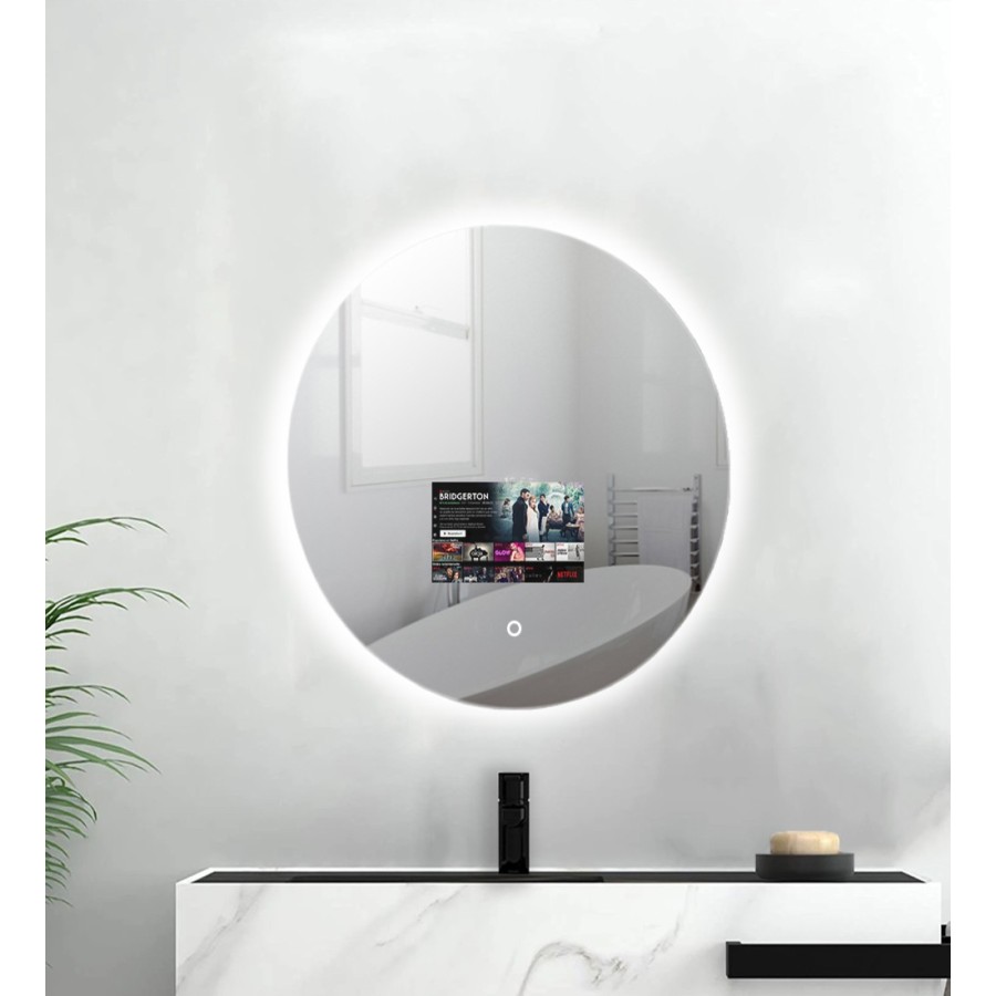 Backlit Mirror with Digital Display - VR600