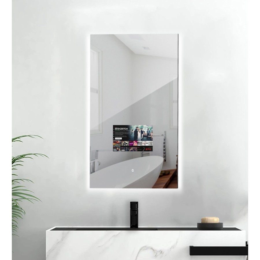 Backlit Mirror with Digital Display - VR6080